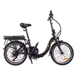 ZIEM Bicicleta ZIEM Bicicleta eléctrica Plegable de 250w y 20 Pulgadas, ciclomotor eléctrico, Bicicleta eléctrica, batería de 10ah, Rango de 80-100 km, Adecuado para Compras de cercanías