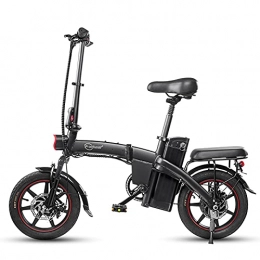ZIEM Bicicletas eléctrica ZIEM Bicicleta eléctrica Plegable de 350W y 14 Pulgadas, ciclomotor eléctrico asistido, con batería extraíble de 7.5AH, Rango de 40 km para desplazamientos, Compras, Viajes