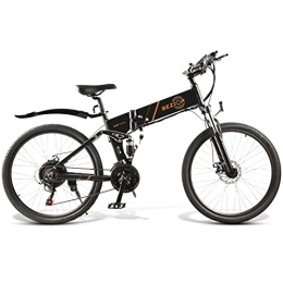 ZIEM Bicicletas eléctrica ZIEM Bicicleta Eléctrica Plegable De 500 W Y 26 Pulgadas Bicicleta Eléctrica Asistida con Amortiguación De Impactos De 21 Velocidades con Amortiguador Bicicleta Eléctrica
