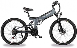 ZJZ Bicicleta ZJZ Bicicleta de Ciudad eléctrica de 26"Bicicleta de Ciudad Potente 350W Motor 48V / 10AH 480Wh Ciclomotor Batería de Iones de Litio extraíble Bicicletas eléctricas para Hombres Adultos