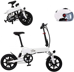 ZJZ Bicicletas eléctrica ZJZ Bicicleta de montaña eléctrica de 14", 250 W, batería de Litio extraíble de 36 V / 7, 8 Ah, Frenos de Disco Doble, Bicicleta de montaña, Velocidad máxima de 25 km / h