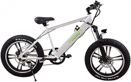 ZJZ Bicicletas eléctrica ZJZ Bicicleta de montaña eléctrica de 20"para Adultos 500W neumático Gordo Bicicleta Todoterreno aleación de Aluminio con batería de Iones de Litio 110AH
