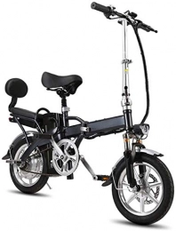 ZJZ Bicicletas eléctrica ZJZ Bicicleta eléctrica con Llantas de 14" / Bicicleta eléctrica Plegable / Bicicleta de Viaje Diario con Marco de aleación Plegable, 250W 48V 16AH Pantalla LCD Bicicleta Off Road Dirt Bike