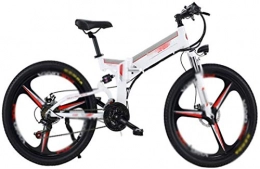 ZJZ Bicicleta ZJZ Bicicletas eléctricas de 26 Pulgadas, batería de Litio de 48 V / 12 Ah, Ahorro de energía, Instrumento de Control de Pantalla LED, Bicicleta, Ciclismo al Aire Libre, Viajes