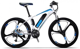 ZJZ Bicicleta ZJZ Bicicletas eléctricas de montaña de 26 Pulgadas, Horquilla de suspensión audaz, aleación de Aluminio, Bicicleta de Refuerzo para Adultos, Ciclismo