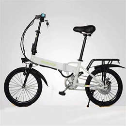 ZJZ Bicicleta ZJZ Bicicletas eléctricas portátiles de 18 Pulgadas, Pantalla LED de Cristal líquido Bicicleta Plegable Sistema de Control Remoto Inteligente Aleación de Aluminio Bicicleta Deportes al Aire Libre