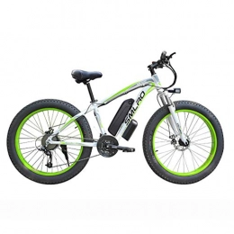 ZXL Bicicleta ZXL Bicicletas Eléctricas para Adultos Mujeres Hombres, Neumáticos Gordos de 4.0 'Bicicleta de Montaña para Mujer de 26 Pulgadas Y 21 Velocidades, 48V 13Ah / 15Ah 350W / 500W / 1000W Bicicleta Eléctr