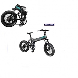 ZXM Bicicleta ZXM Bicicleta eléctrica de ciclomotor Plegable, versión de Tres velocidades Neumáticos de 20 Pulgadas Motor de 250 W Máx. 24 km / h Batería de 12.5Ah LED Bicicleta