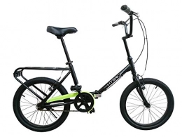 BeBikes Hybrid K Ciudad Acero Negro bicicletta - Bicicleta (Plegado, Ciudad, Acero, Negro, 50,8 cm (20"), Cadena)