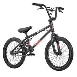 KHEbikes Bicicleta Bicicleta BMX Blaze, de KHE de 18 pulgadas, rotor patentado Affix de 360°, color negro, solo 10, 2 kg.