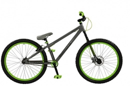 Zombie Bike Co BMX Bicicleta Boy Airbourne XL, color gris / verde, tamaño de rueda 26 pulgadas de Zombie