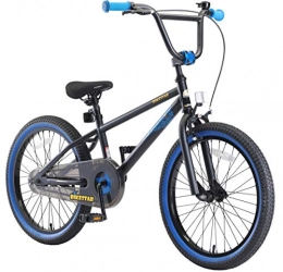 BIKESTAR Bicicleta Infantil para nios y nias a Partir de 6 aos | Bici 20 Pulgadas con Frenos | 20" Edicin BMX Negro BLU