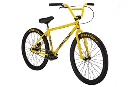 Eastern Bikes Bicicleta Eastern Bikes Growler 26 pulgadas LTD Cruiser Bike, amarillo, marco cromado completo