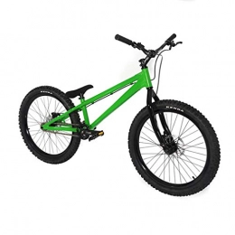 GASLIKE BMX GASLIKE Bicicleta BMX Jump Bike de 24 Pulgadas, Cuadro y Horquilla de aleación de Aluminio, Freno de Disco mecánico, Verde, Entry Model