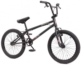 KHEbikes Bicicleta KHE BMX Cosmic - Bicicleta de 20 pulgadas con rotor Affix de solo 11, 1 kg, color negro