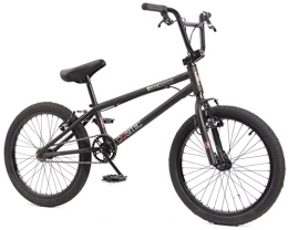 KHEbikes BMX KHE Cosmic - Bicicleta BMX para niños, color negro, 20 pulgadas, con rotor Affix, solo 11, 1 kg.