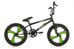 KS Cycling BMX KS Cycling BMX Freestyle Rude - Bicileta BMX , para todas las medidas a partir de 135 cm, color negro