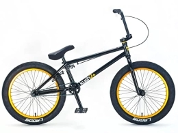 Mafia Bikes BMX Mafia Bikes Kush2+ Bicicleta completa de 20 pulgadas, color negro dorado