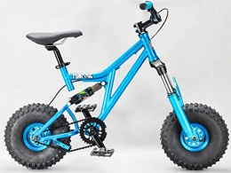 MINIRIGTEALTEAL Bicicleta Mini Rig Rocker Mini Bicicleta BMX Verde Azulado Mini MTB Downhill Bike