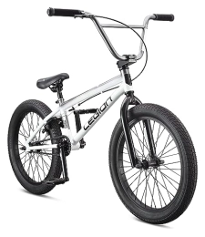 Mongoose Bicicleta Mongoose Legion Intermedio Bicicleta BMX Freestyle, Unisex-Adolescente, Blanco, 20-Inch Wheels