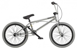Rooster Bicicleta Rooster Hardcore - Bicicleta BMX para nios (Marco de 25 cm, Ruedas de 20 Pulgadas), Cromado