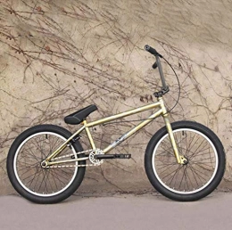 YOUSR BMX S20-inch BMX Bike Freestyle para Principiantes hasta Avanzados, Marco De Acero De Cromo Molibdeno 4130, Engranaje BMX 25x9T, Manillar De 8.75 Pulgadas Y Cojín De Una Pieza