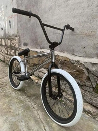 SWORDlimit BMX SWORDlimit Bicicleta BMX Freestyle de 20 Pulgadas, Cuadro de Acero Hi-Ten, transmisin de una Velocidad, Pedales de Nylon, neumticos de 20"x 2.3" montados en Llantas Dobles, Revestimiento de Espejo