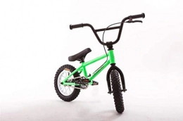 SWORDlimit BMX SWORDlimit Bicicleta de Estilo Libre para niños 12 Pulgadas para Ciclistas Principiantes y avanzados, Cuadro y Horquilla de Acero de Alto Carbono, Freno Trasero en Forma de U, Verde