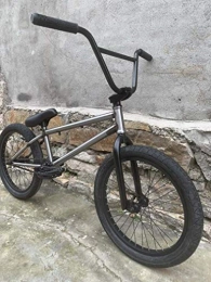SWORDlimit Bicicleta SWORDlimit Bicicleta Freestyle BMX de 20 Pulgadas para Principiantes y avanzados, Cuadro Completo de Crmo, Juego de bielas de aleación de Aluminio 25T de 8 Llaves + Eje de Tarjeta 9T