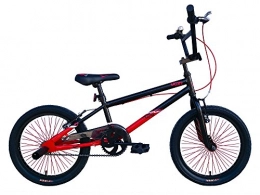 Tiger Cycles Bicicleta Tiger UC X1 Kids BMX - Rueda de 18 pulgadas, color negro y rojo