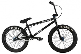 Tribal Bicicleta Tribal Dragon BMX Bike - Piezas negras mate y azules