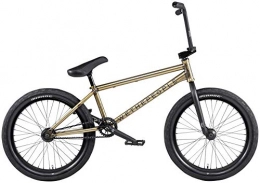 We The People BMX We The People Envy BMX Bike - Bicicleta de 20, 5 Pulgadas, Color Dorado translcido Mate