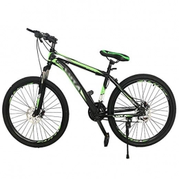 YHDP Los Propios Adultos,Mountain Bike Aleacin De Aluminio Bicicletas Hbridas para Hombre Y Mujer,Velocidad Variable Frenos De Disco Suspensin Completa Bicicleta De Montaa Verde A 20 Pulgadas
