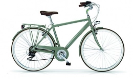 MBM Bicicleta Bicicleta MBM Boulevard 2016 para hombres, cuadro de aluminio, 28", 6 velocidades (Military Green, 50)