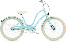 Electra Bicicleta Electra Townie Balloon 3i EQ 537681 - Bicicleta para mujer (26", iluminación de 3 marchas de marcha), color azul