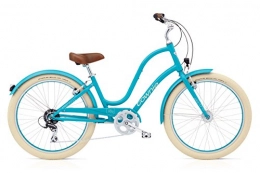 Electra Bicicleta Electra Townie Balloon 8D EQ 537703 - Bicicleta para mujer (26", iluminación de 8 velocidades, cambio de marcha), color azul
