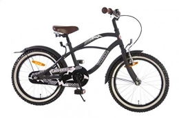 Kinderfietsen Bicicleta Kubbinga Volare Black Cruiser Bicicleta de niño, Niños, Negro Mate, 18-Inch