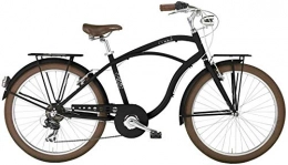 MBM Bicicleta Maui 7G Velge - Freno para hombre (26 pulgadas, 47 cm), color negro