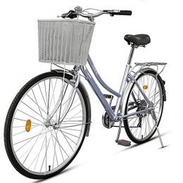 S.N Bicicleta S.N S Bicicleta de Ciudad Velocidad Hombres y Mujeres Viajero Viajero Bicicleta Luz Modelos para Adultos Montar Retro 7 velocidades 24 Pulgadas 26 Pulgadas