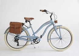 VENICE - I love Italy Bicicleta VENICE - I love Italy Cruiser Sun ON The Beach Lady - Monopatín (26"), color azul