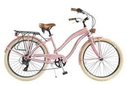 Via Veneto by Canellini Bicicleta Bici Citybike CTB Mujer Vintage Via Veneto American Cruiser Aluminio Rosa