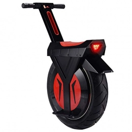 SZPDD Unicycle eléctrico de 17 Pulgadas de Bicicleta Inteligente somatosensorial de una Sola Rueda de Bicicleta de Equilibrio Moto,Black,12Ah