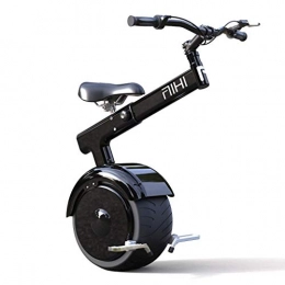 YUHT Bicicleta YUHT Monociclo eléctrico de Equilibrio de 800 vatios, para Monociclo eléctrico monorrueda Plegable para Adultos con Freno de Asiento / Control somatosensorial, 67, 2 V, 264 WH, 22 kg de Peso (Tama