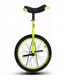 WXX Bicicleta 16 / 18 / 20 Pulgadas Niños Adultos Monociclo Neumáticos De Montaña De Butilo Antideslizantes Bicicleta De Equilibrio De Una Sola Rueda Adecuada Para Carreras De Carretera Al Aire Libre, Amarillo, 18 inches
