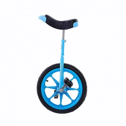 aedouqhr Monociclo aedouqhr Bicicleta Monociclo para niños Grandes de 16 Pulgadas, llanta Abs * Equilibrio de neumáticos de montaña Antideslizante, para Deportes al Aire Libre, Ejercicio físico, Azul