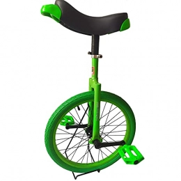 aedouqhr Bicicleta aedouqhr Monociclo Monociclo de 20 Pulgadas con llanta Ancha, Niños / Niño / Hombre Adolescente / Principiantes Equilibrio Ciclismo, Rueda Grande, Ejercicio físico (Color: Verde)