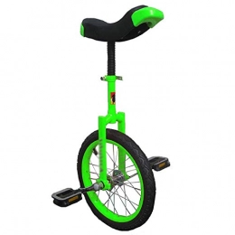 aedouqhr Bicicleta aedouqhr Monociclo Verde para Adultos / Principiantes 20 / 24 Pulgadas, Ruedas de 16 Pulgadas Monociclo para niños / niños / niños / niñas, niños pequeños de 12 Pulgadas / Ciclismo de Equilibrio para n