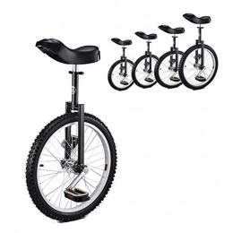 AHAI YU Bicicleta AHAI YU Unichicle for Kids 20 Pulgadas Negro, Adultos / Principiantes / Masculino Adolescente 24 / 18 / 16 Pulgadas Unicycles, Edad 12-17 años, Fun Balance Balance Ciclismo, (Size : 24INCH)