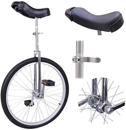  Monociclo Bicicleta de Equilibrio de 24", Rueda Antideslizante, Monociclo, neumático de montaña, Ejercicio de Equilibrio de Ciclismo, Entrenamiento de Aprendizaje de Altura Ajustable
