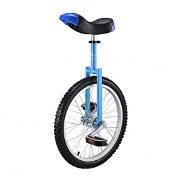Bicicleta Monociclo de 20 Pulgadas de una Sola Rueda Infantil Adulto Monociclo Equilibrio Deportivo-Blue